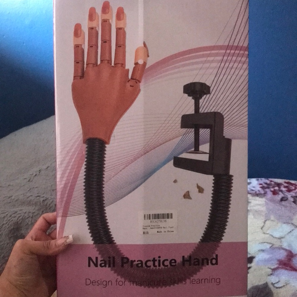 Nail practice hand